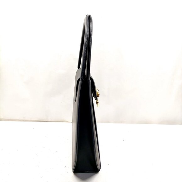 Cartier Hand Bag Black Leather 705-090325 - Picture 5 of 16